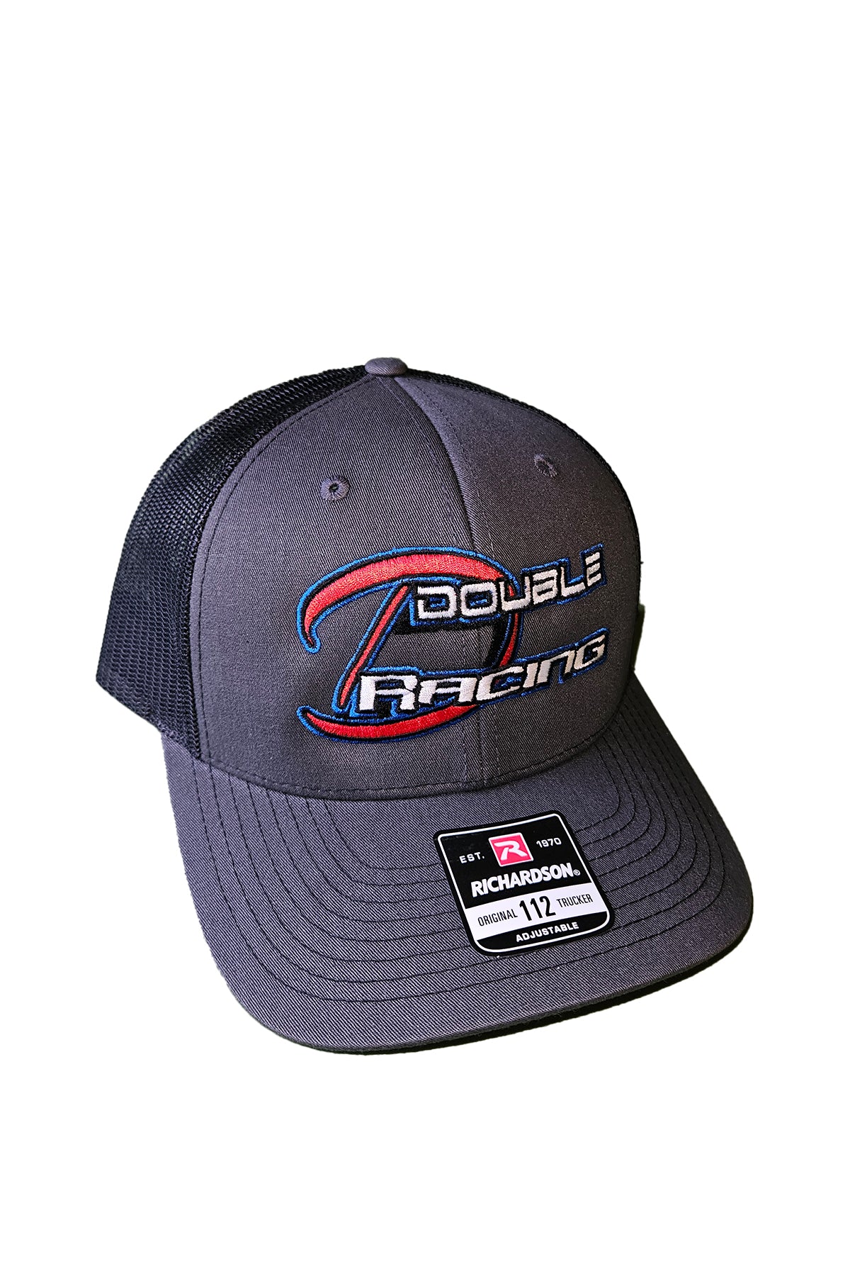 Black and Dark Grey, Double D Racing, Hat